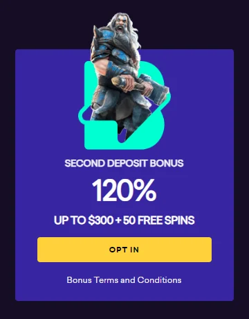 Second Deposit Bonus